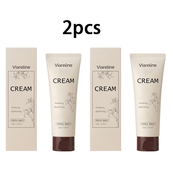 Viareline softening skin cream Gentle Moisturizing  Facial and body Dual-use portable moisturizing care cream 100g