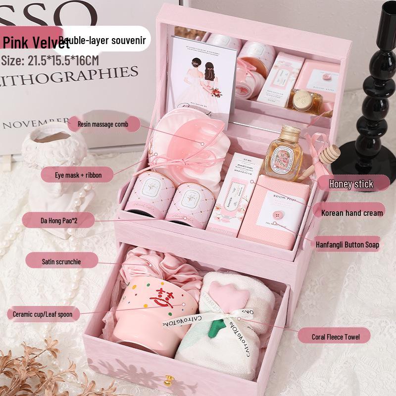 Elegant Brudtärnepresentuppsättning: Praktisk & Kreativ Bröllopsgåva för Kvinnor