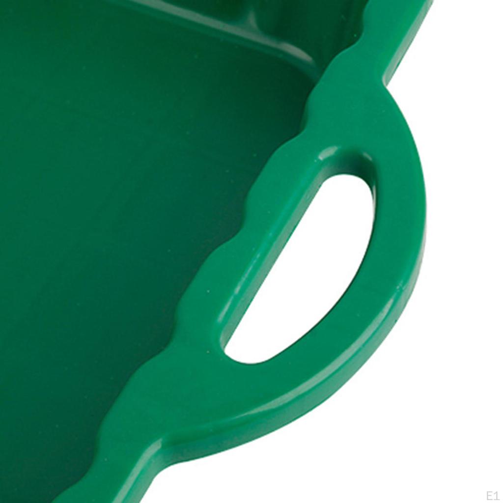 Oil Drain Pan Container Rectangle Universal Auto Repair Tool Leakproof Portable Motor