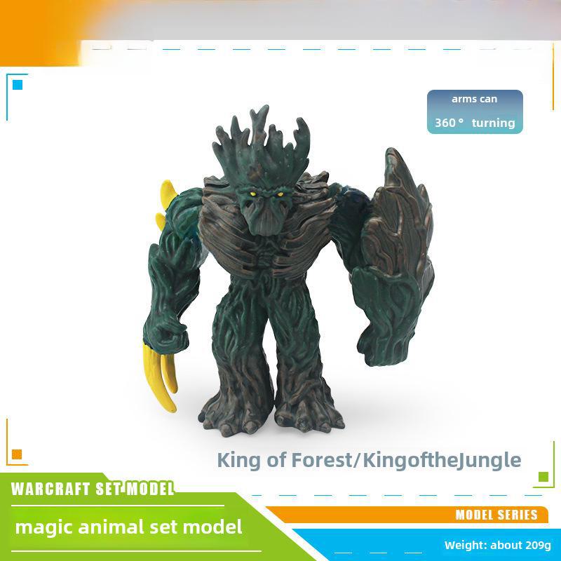 Westliches Kampf-Warcraft-Modell: Wasser-Krabbe, Oktopus, Eis-Dämon, Stein-Kuh, Schwarzer Panther, Mythischer Ritter Ornamente