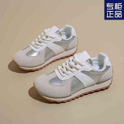 Niche American Retro German Training Shoes Women's 2025 New Popular Lace-up Fashion Trendy Versatile Casual Sports Shoes Women
