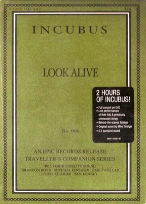 DVD INCUBUS - Look Alive EVD715556 Epic Music Vide 2007 US Rock Used