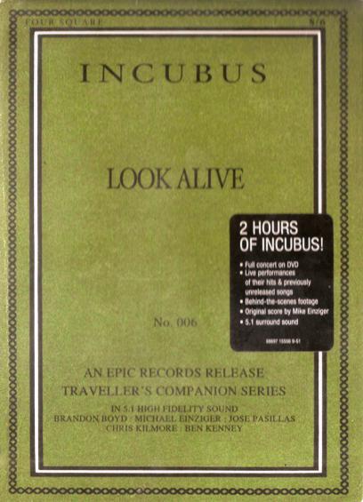 

DVD INCUBUS - Look Alive EVD715556 Epic Music Vide 2007 US Rock Used