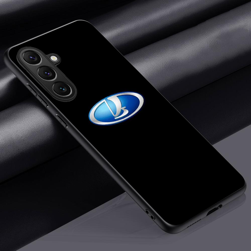 Cool Car L-la-Da Fashion Logo Design Phone Case For Samsung Galaxy S26 S25 S24 S23 S22 S21 Plus Ultra Note20 Soft Black