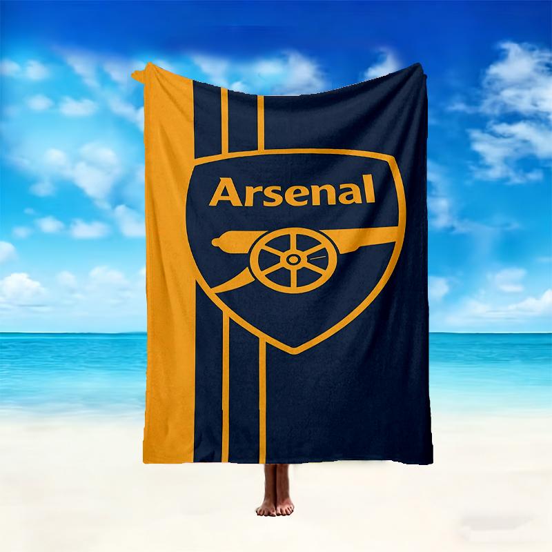 Football Club Pattern Blanket, Cozy Blanket for All-Season Comfort on Sofas, Beds, Office, Car, Camping and Travel