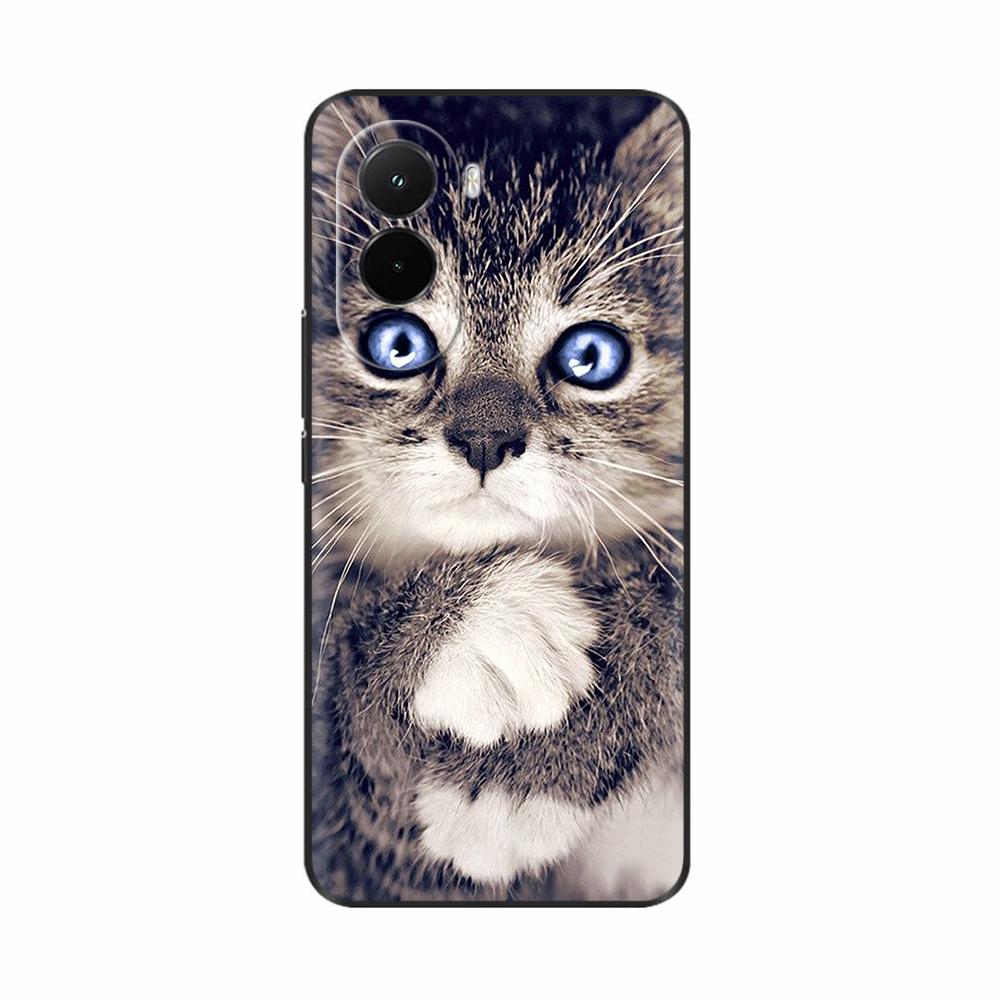 For Xiaomi Poco M7 4G Case Painting Floral Soft Silicone Protective Bumper Cover For Xiaomi Pcoc M7 Pocom7 4G Cases Capa Fundas