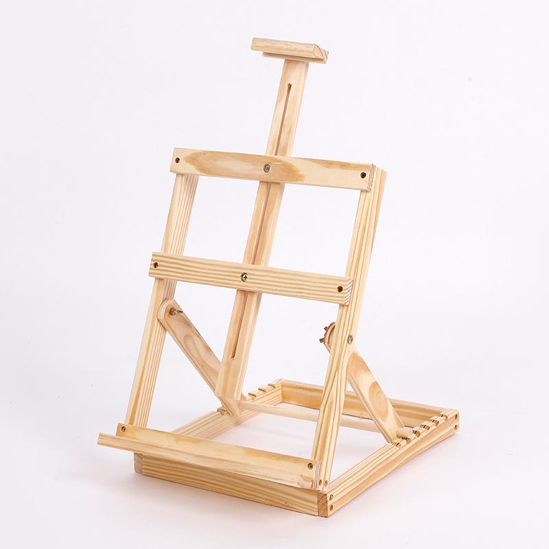 Foldable Wooden Tabletop Easel & Art Set for Kids