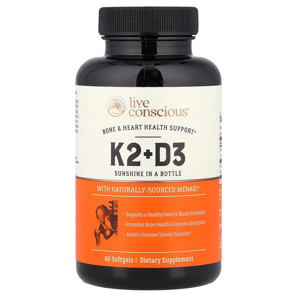 iHerb K2+D3 Bone Softgels, 60 Count