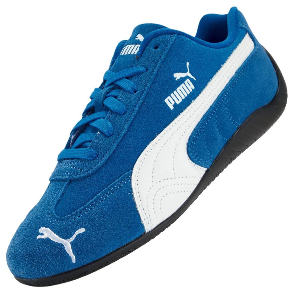 Puma Speedcat Series Racing Shoes Lightweight Comfortable Fashionable Durable Low-Top Casual Shoes Unisex sneaker Blue White 406329-18