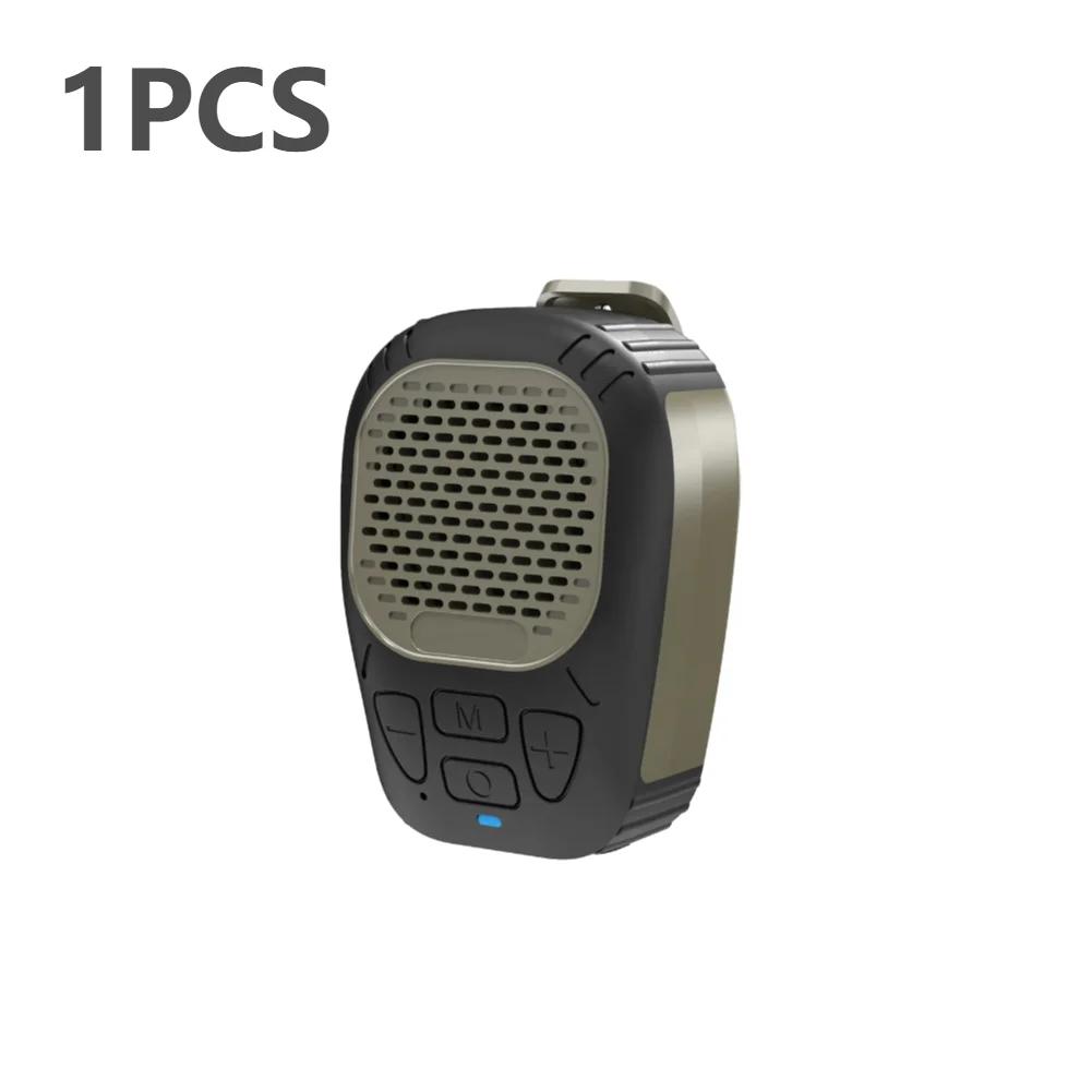 Wearable BT Speaker Waterproof Magnetic Clip-On Wireless Portable Speakers Built-in Mic Small Speaker for Hands-Free Music/Calls