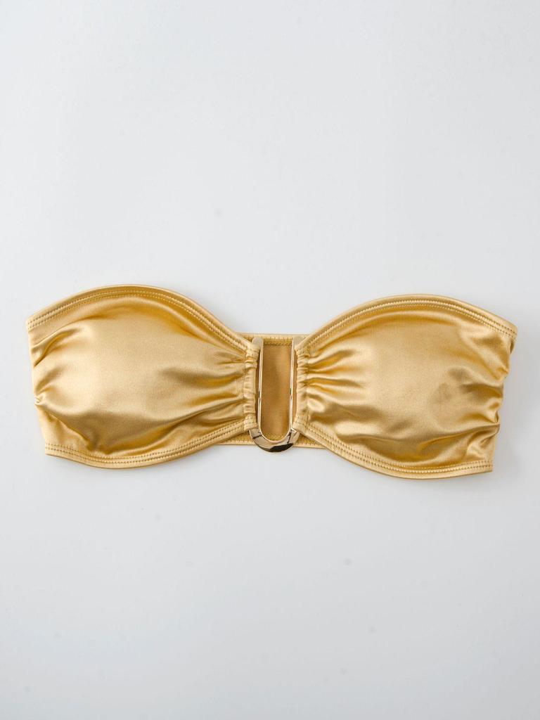 2024 Women's European & American Swimwear: New Sexy U-Shape & V-Shape Metal Bikinis in Stock