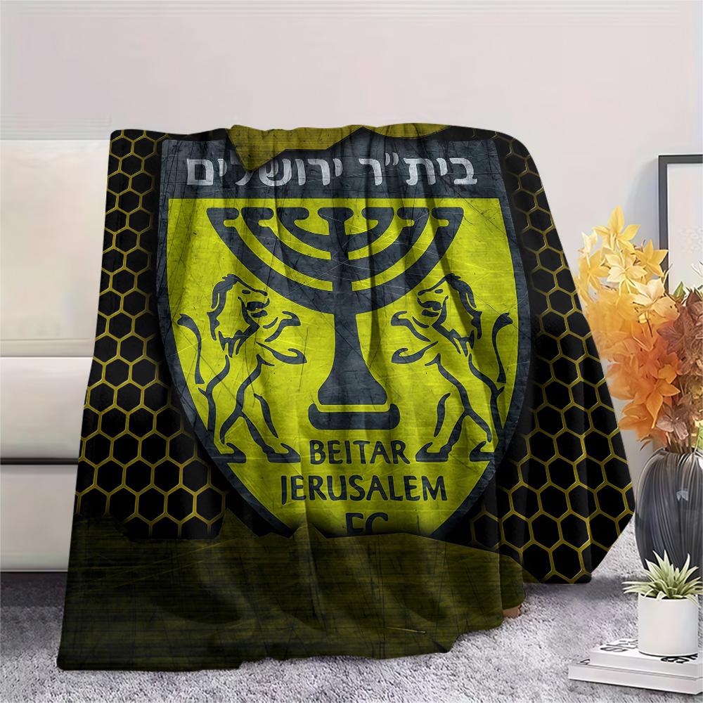Beitar Jerusalem Flannel Blanket, High quality Comfortable for All Seasons, Home Decor, Warmth and Comfort