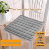 Winter Flannel Non-slip Plush Chair and Car Seat Cushion - Solid Color