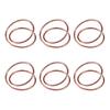 6/12Pcs Golden Napkin Rings Alloy Spiral Design Napkin Holders Buckles Family Dinner Wedding Party Table Decoration