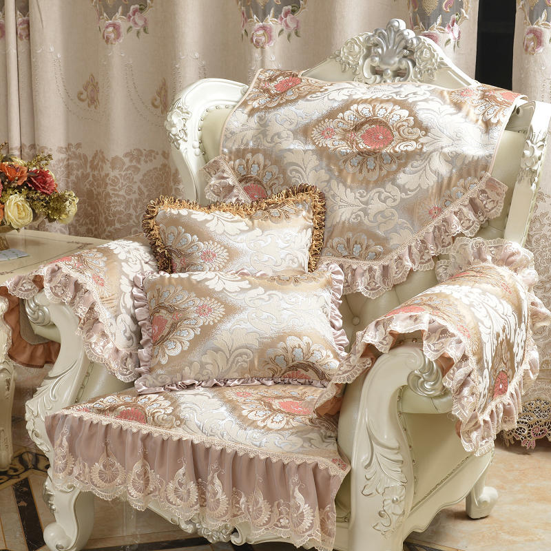 Fengwei Imitacja Jedwabiu Krawędź, Krawędź Żakardowa, Poduszka, Poszewka na Talię, Poszewka na Poduszkę