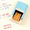To Ink DIY Stamp Self-Inking Handle Account Stamp Date Stamps Date Wheel Stamp Automatic Ink Return