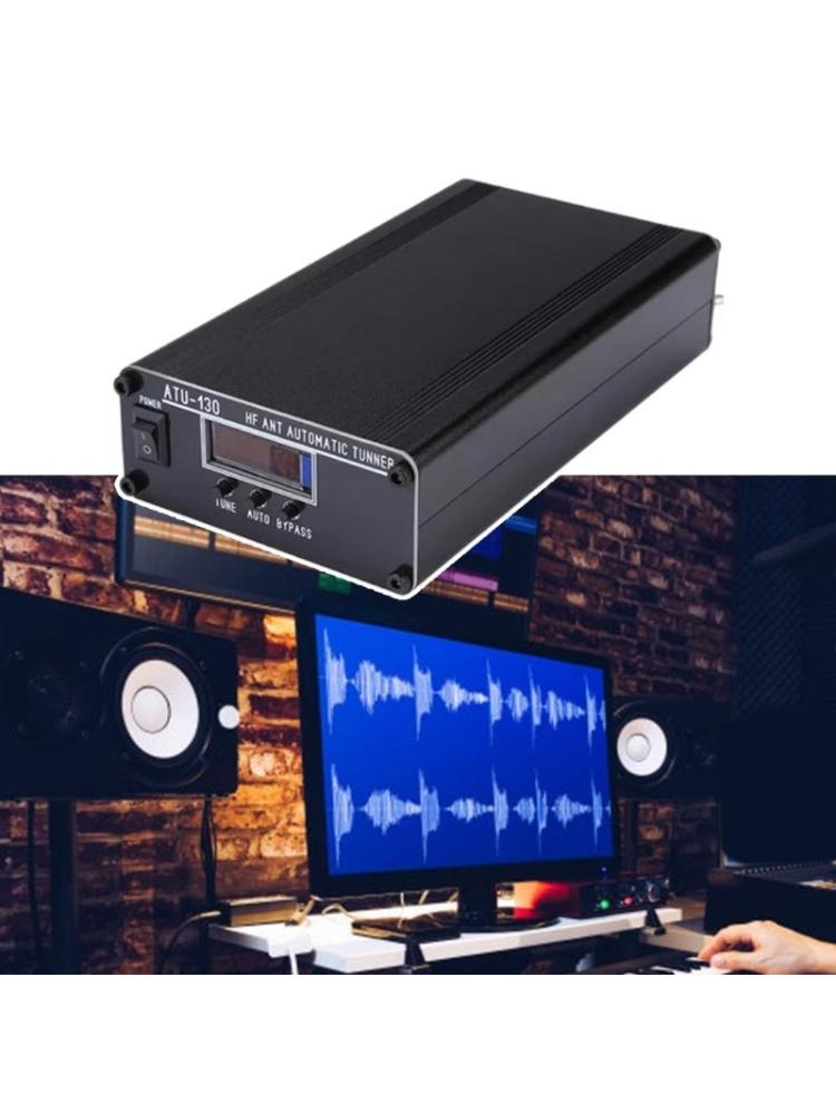 ATU 130 200W Auto Antennae Tuner 1.8-50MHz with Highly Display for Shortwave Radios Automatic Antennae Tuning Device