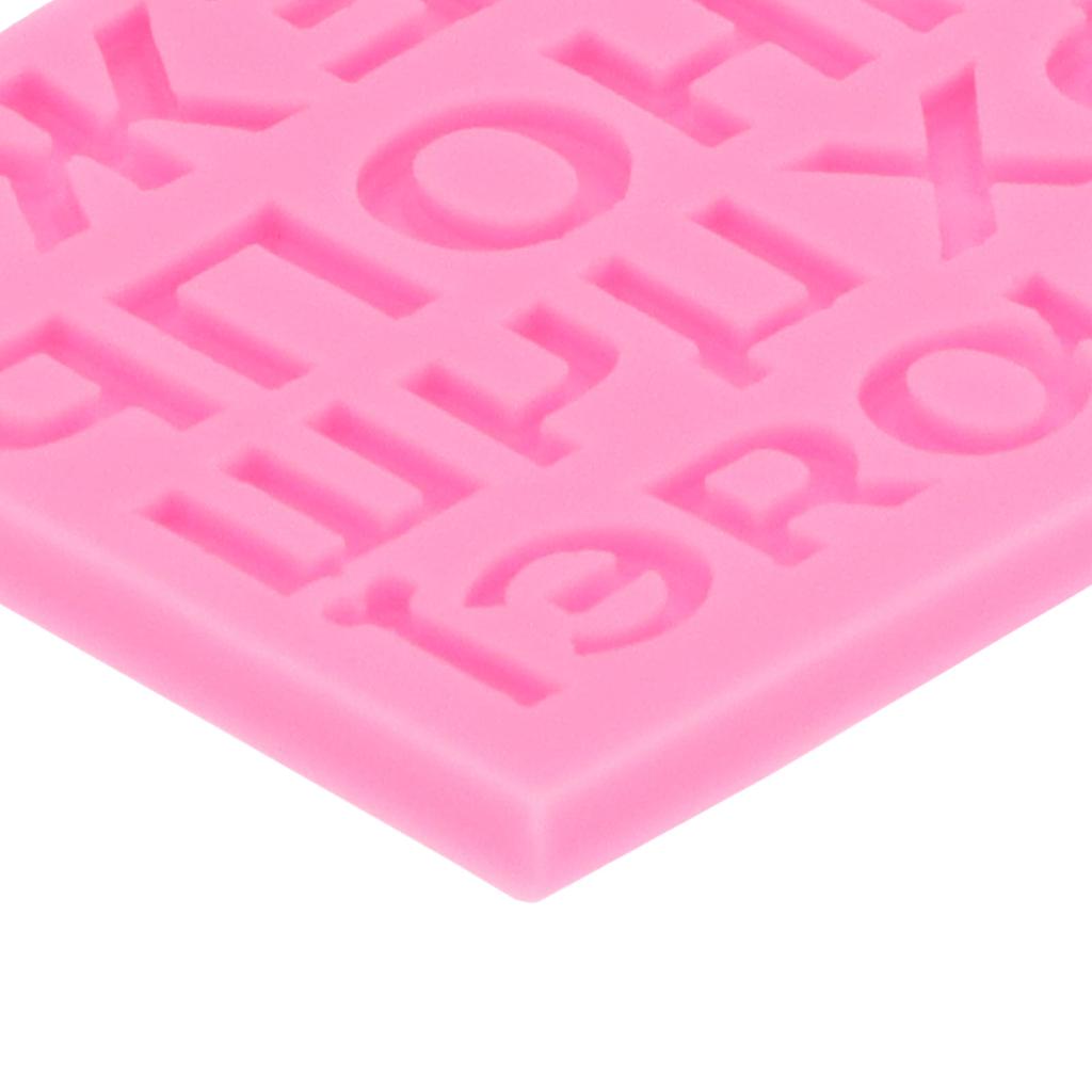 Russian Letters Mold Liquid Silicone Cake Chocolate Mold Baking Mold for Bakery Home