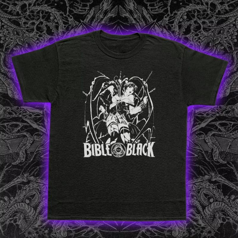 

Trend Summer 2025 Cosplay Unisex Bible Black Reika Kitami Anime T-Shirt Manga Waifu Shirt Mens T Shirts Oversized T Shirt S