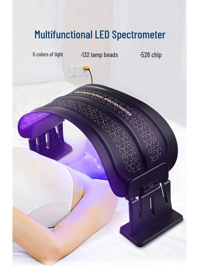 LED Red Blue Light Therapy Lumbar Support Belt