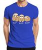 Eat Sleep Sleep Sloth Three Cute Relaxed Gift Birthday Unisexs Tshirt