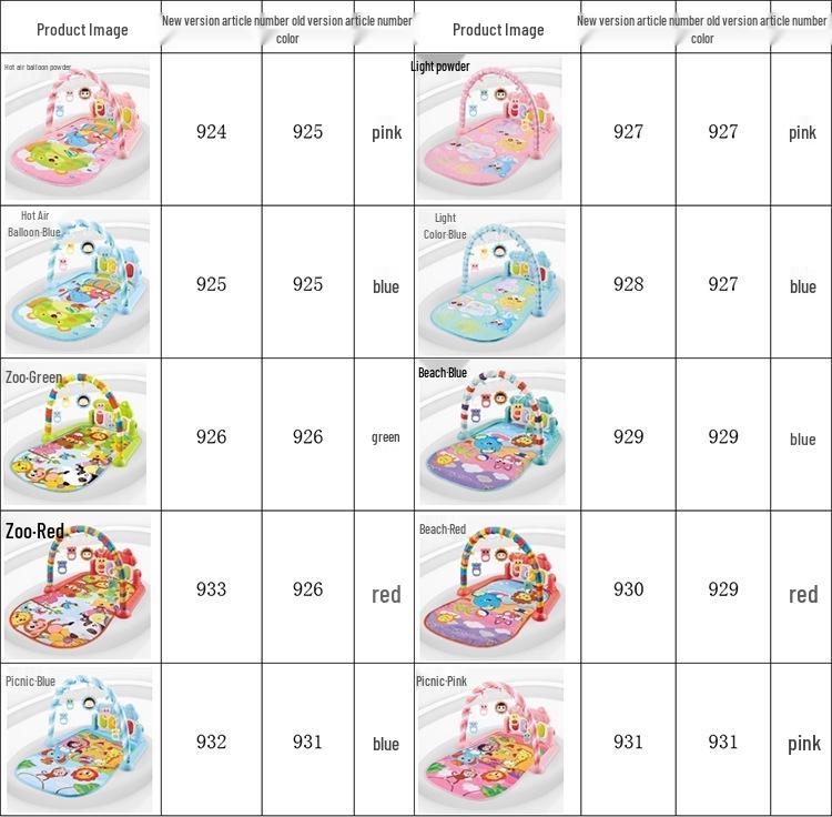 Infant Music Fitness Play Mat with Pedal Piano: 0-3 Years