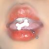 Personalized Cute Bone Tongue Nail  Tongue Ring Stainless Steel Tongue Nail Punk Style Body Piercing Jewelry Gifts