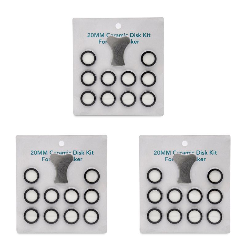 

ABUL-33Pcs Mist Maker Maintenance Kit, Disk Disk Key Replacement Parts Kits For Fog Machine