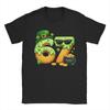 St Patricks Day 67 Donut Ice Cream Graphic Tee Breathable Short Sleeve T-Shirt for Men - Men's Summer Cotton Graphic Tee