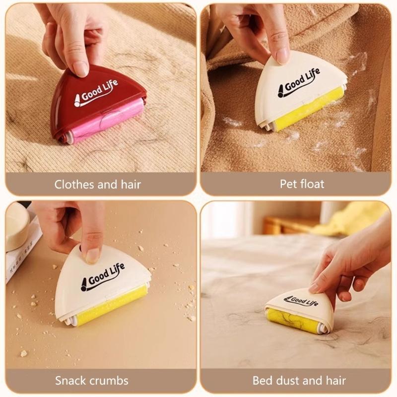 Pet Rollers Hair Remover Balling Washable and Reusable Stickys Portable Lints Rollers Balling Cats and Dog Hair Removal