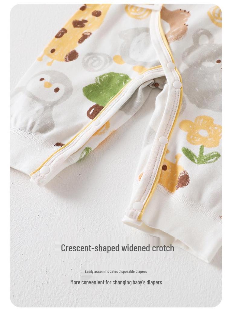 Baby-Body aus reiner Baumwolle - Mönch-Strampler für Neugeborene für alle Jahreszeiten (0-3 Monate)