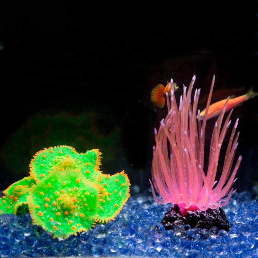 2023 Colorful Lifelike Fake Soft Aquarium Ornament Coral Reef Artificial Coral Simulated Reef