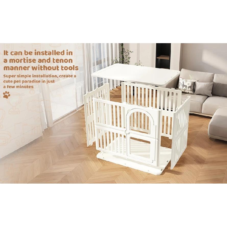 for OEM Premium Washable Large Pet Cage Indoor Movable Dog House Waterproof Cat Nest Direct Factory Supply