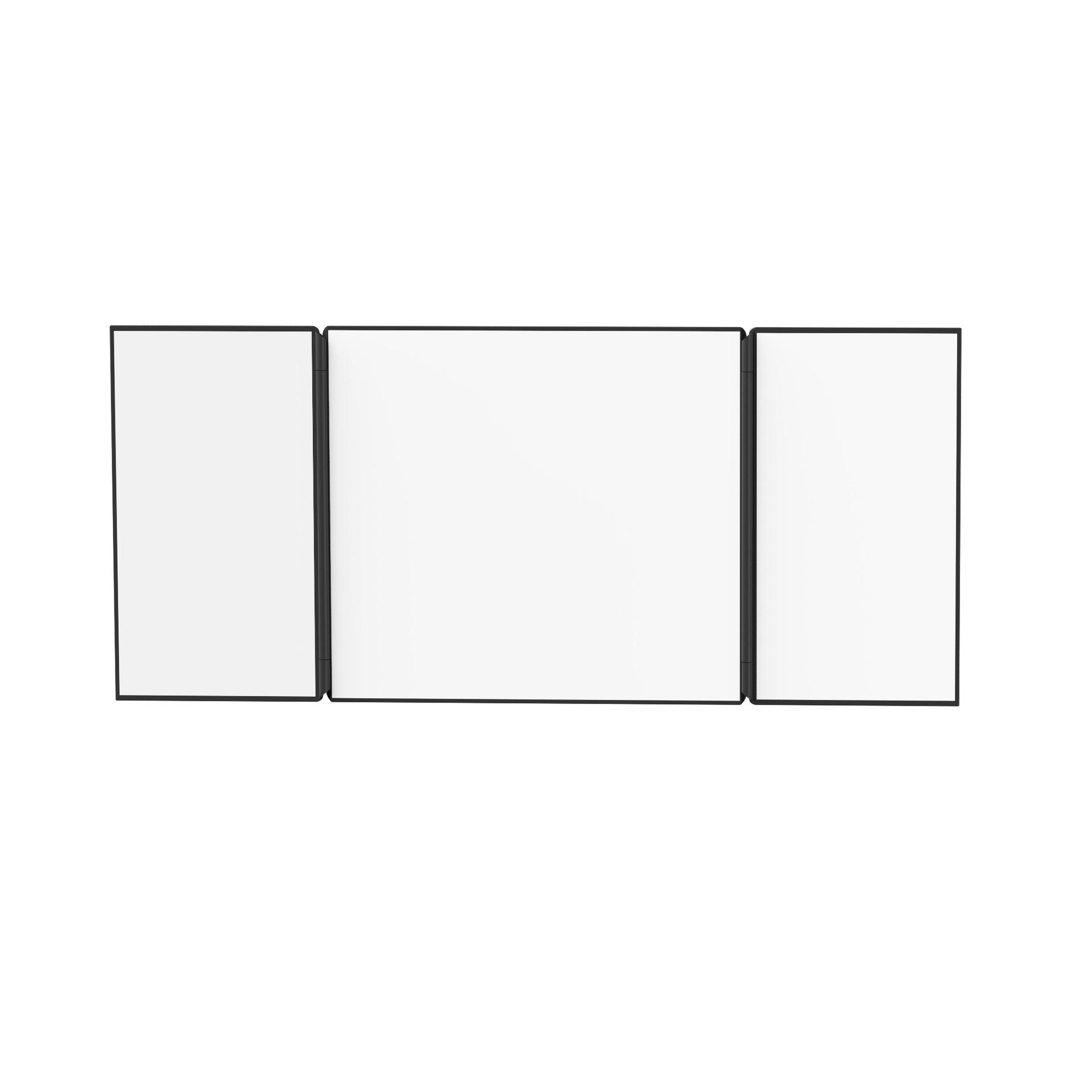 Pocket-Sized Portable Single-Sided Square Plastic Magnification Foldable Makeup Mirror