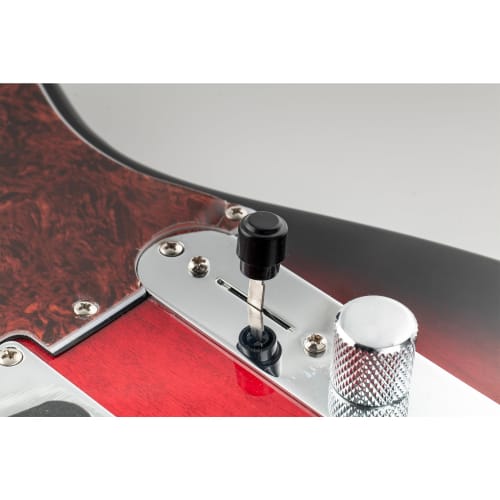 Musiclily Ultra Lever Switch Knob, Old TL Type, Inch/Metric Compatible, for Telecaster Electric Guitars, Black (Set of 2)