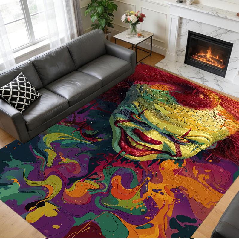 Crystal Velvet Rug Soft Non Slip Indoor Floor Mat Home DecorIT Pennywise