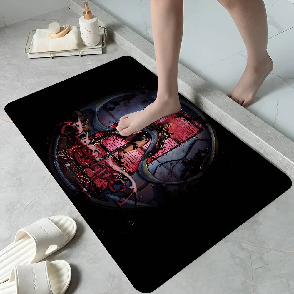 Classic Singer L-LadyGaga Entrance Door Mat Nordic Style Home Doormat Bathroom-Toilet Mats Bedroom Hotel Decor Mat