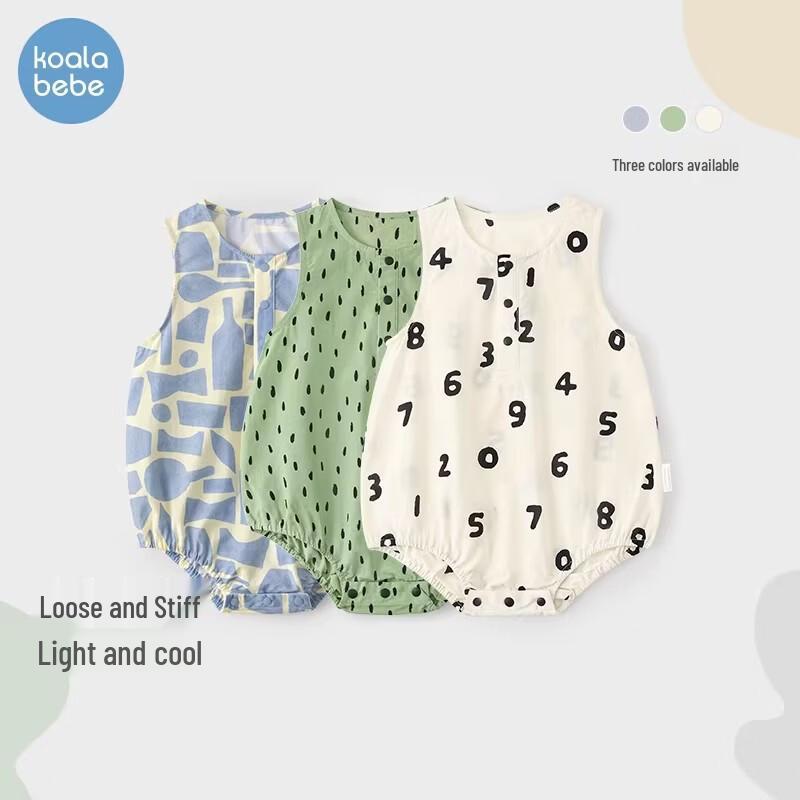 

Koala Nose Baby Unisex Fun Print Romper 90
