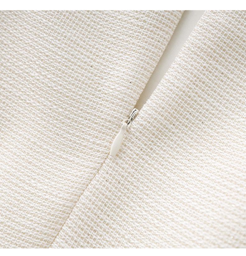 High-End Ladies' It Girl Xiaoxiang Style Jacket & Pleated Midi Skirt Set