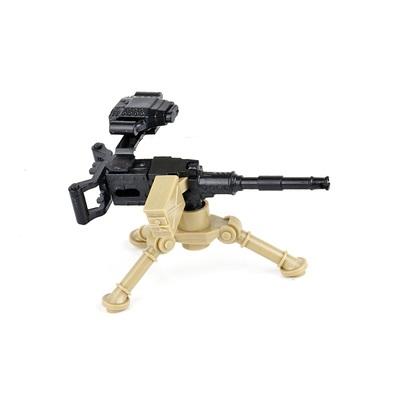 Military Plastic Weapons Mortar M2 Heavy Machine Gun MK19 Grenade SWAT Pack City Bricks Minifigurine Building Block Children Toy