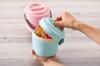 Tatsumiya HAKOYA Bucket Lunch, Pink, 600ml, "TAKE-ME" (Product Code 30126)