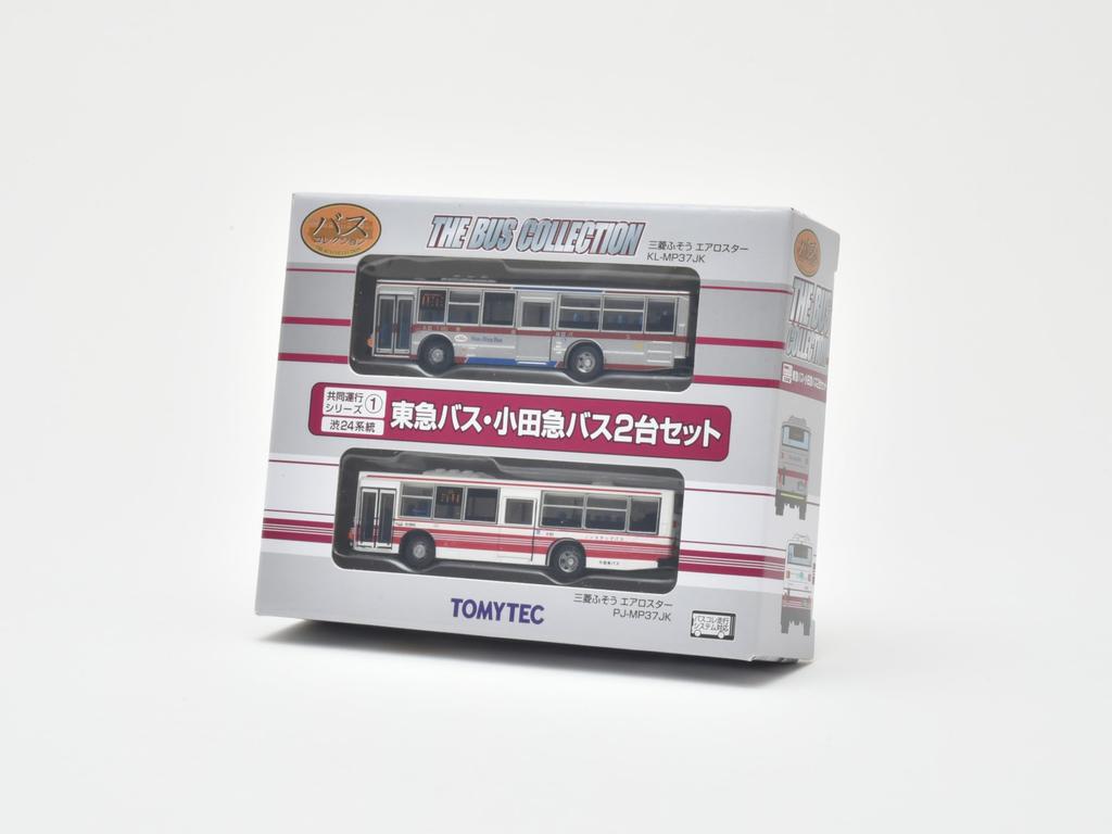TOMYTEC The Bus Collection Bus Collection Joint Operation Series 1 Shibu 24 Route Tokyu Bus Odakyu Bus Set of 2 Diorama Supplies