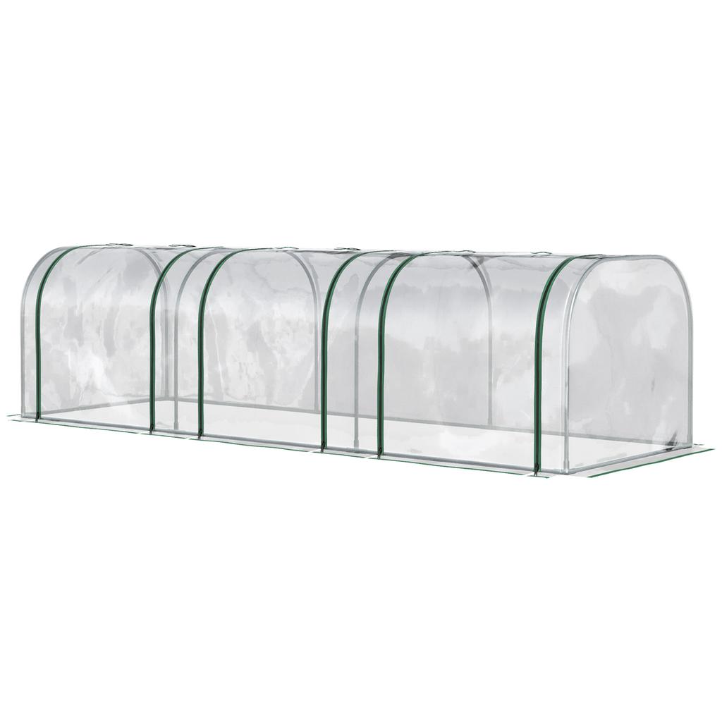 295 X 100 Cm Low Tunnel Greenhouse - Clear