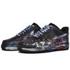 Nike Air Force 1 Resistenti all'abrasione Resistenti all'abrasione Scarpe da Skateboard Basse Unisex Nere CW2288-001(Team400-)