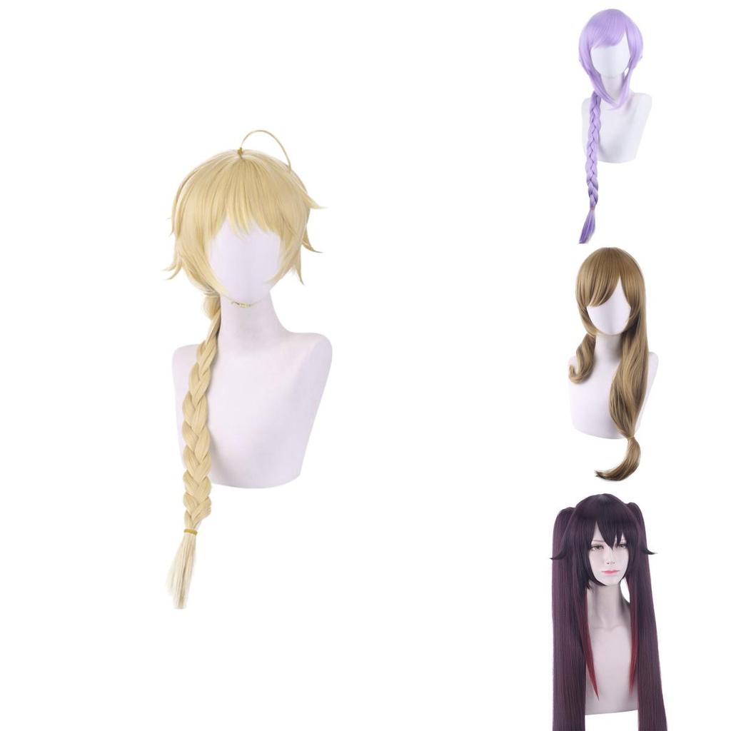 Genshin Impact Cosplay Wig For Stunning Characters Venti Keqing Barbara Diluc Ganyu Hutao