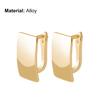 1 Pair Earrings Fashion Elegant Square Women Fashion Earrings for Outdoor