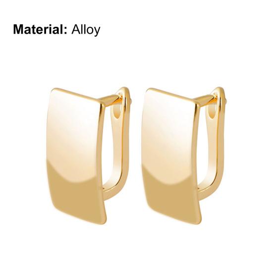1 Pair Earrings Fashion Elegant Square Women Fashion Earrings for Outdoor