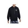 Dri-Fit Trail Логотип Вуличний Швидкосохнучий В'язаний Худі для Бігу Чоловічі Толстовки Чорний Гірський-Білий HF0339-010