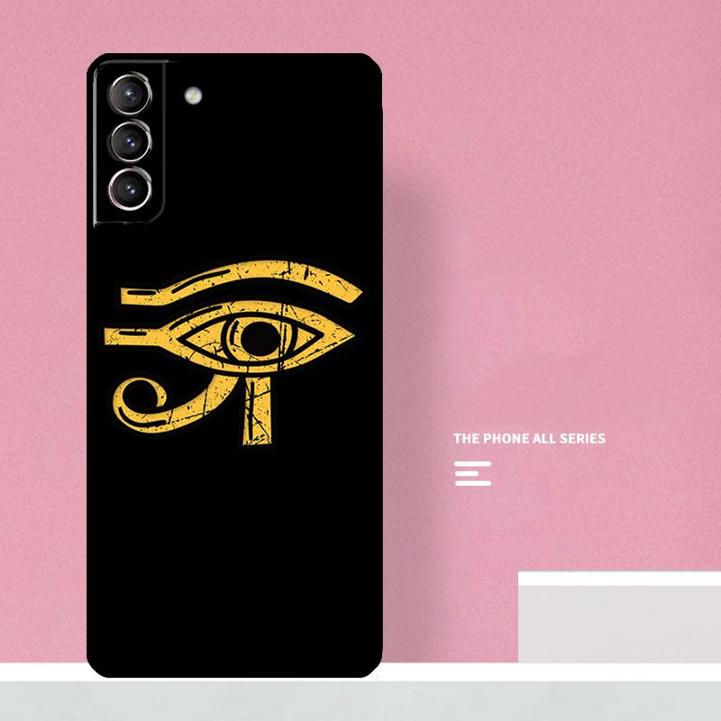 Egyptian Hieroglyphics Symbols Phone Case For Samsung Galaxy S25 S26 Ultra S20 S21 S22 S23 S24 Plus S10 S25 FE Cover Coque