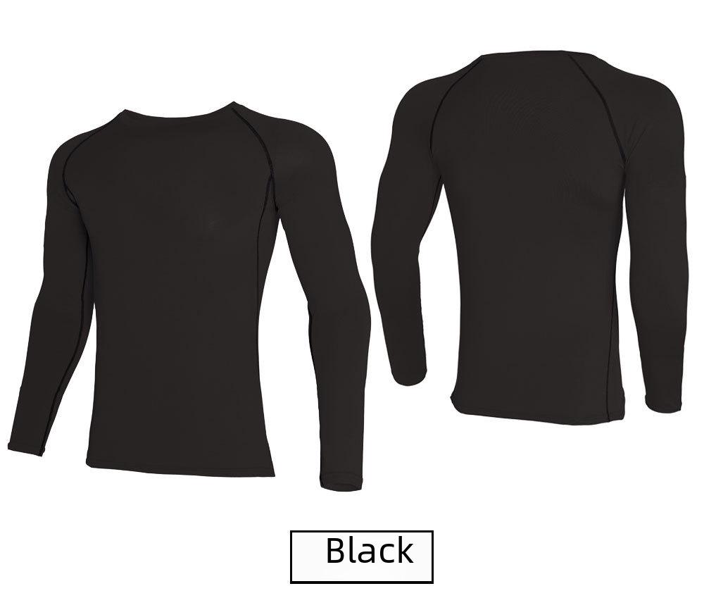 Men's Breathable High-Elastic Quick-Drying Long Sleeve Sports Tights